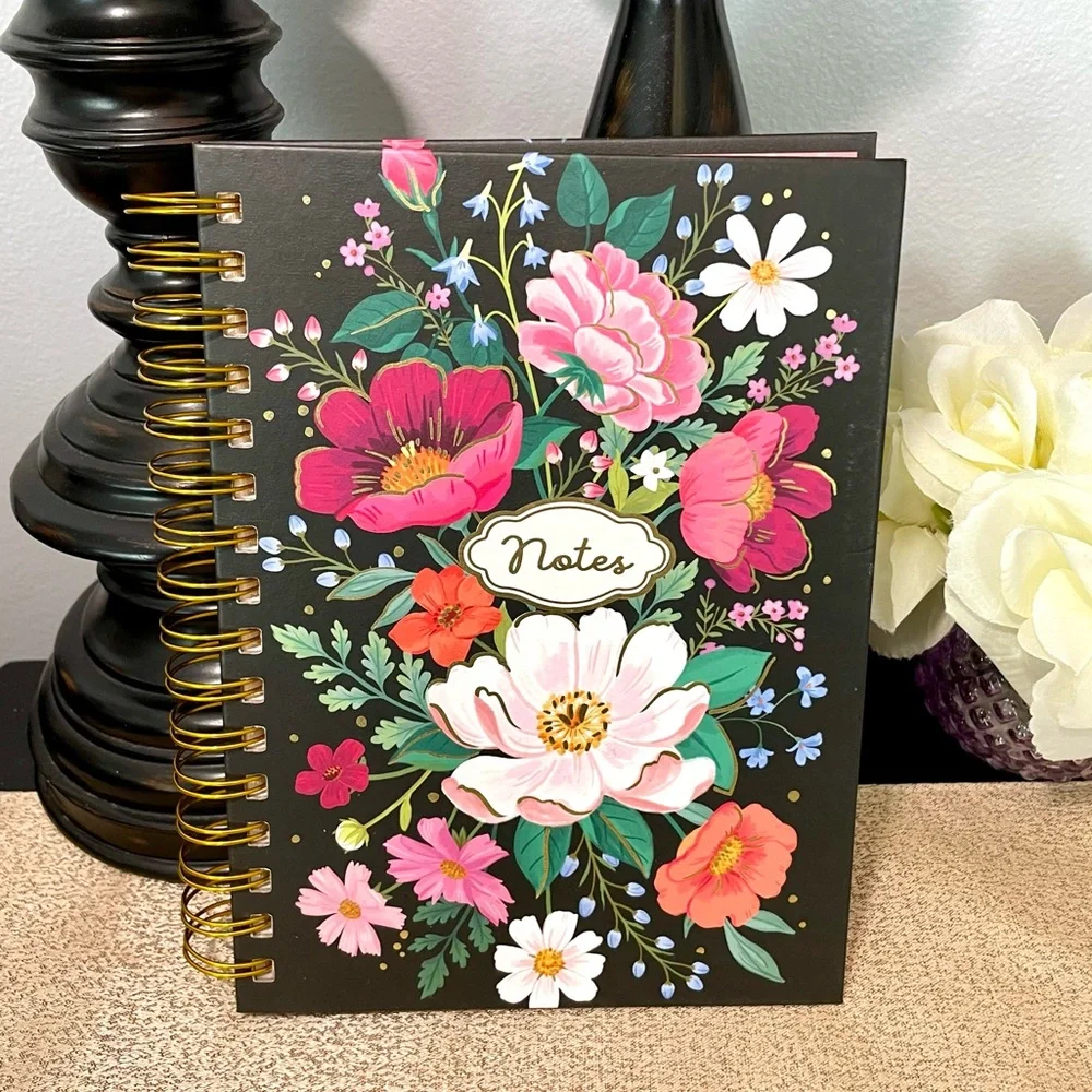 NWT FLORAL Hardcover Notebook/Journal Notepad Stationery Bundle